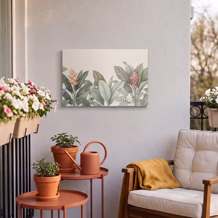 Buiten canvas - Tropisch - Planten - Modern - Groen — 3