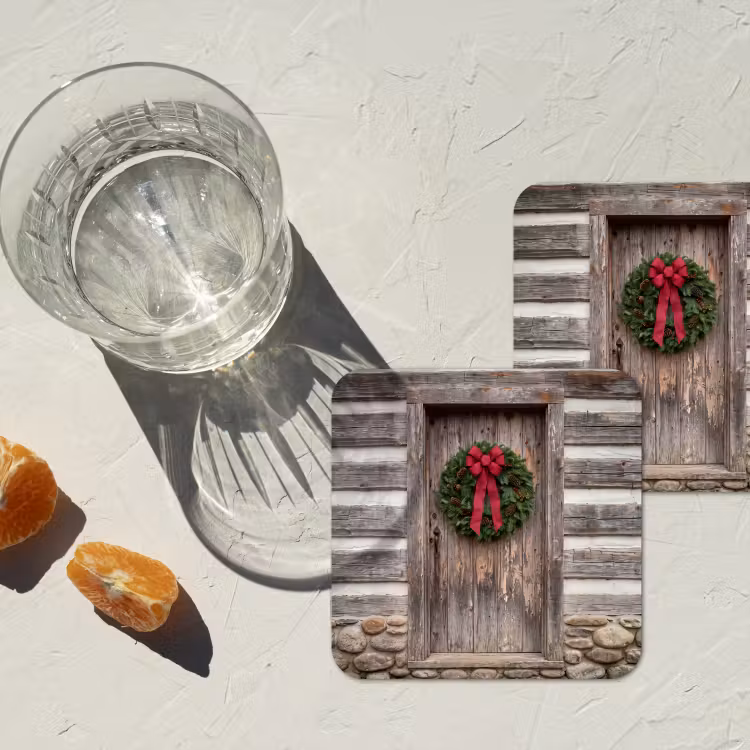 Onderzetter - Krâns - Deur - Kerst — 2