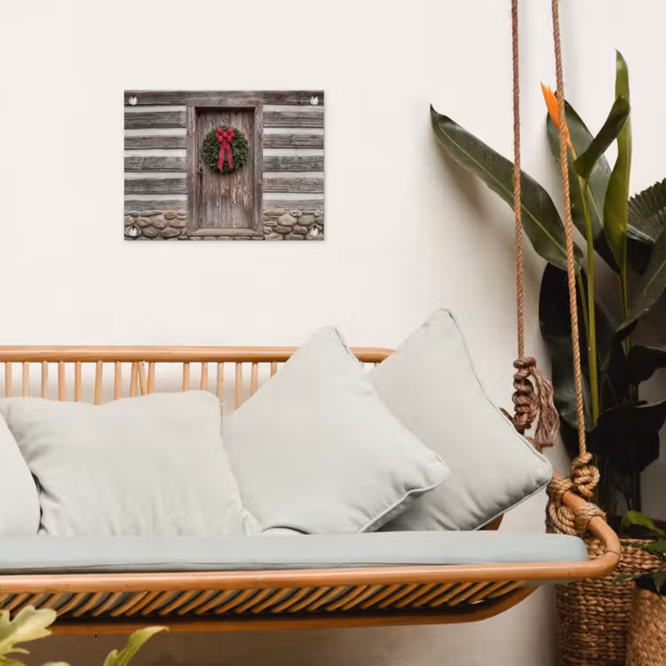 Tuinposter - Krâns - Deur - Kerst — 5