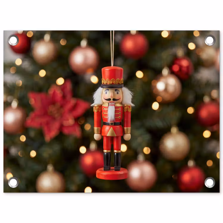 Tuinposter - Notenkraker - Kerst - Ornament