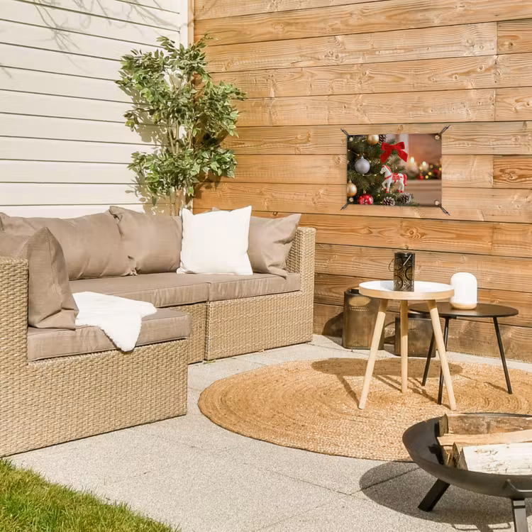 Tuinposter - Paard - Kerst - Decoratie — 4
