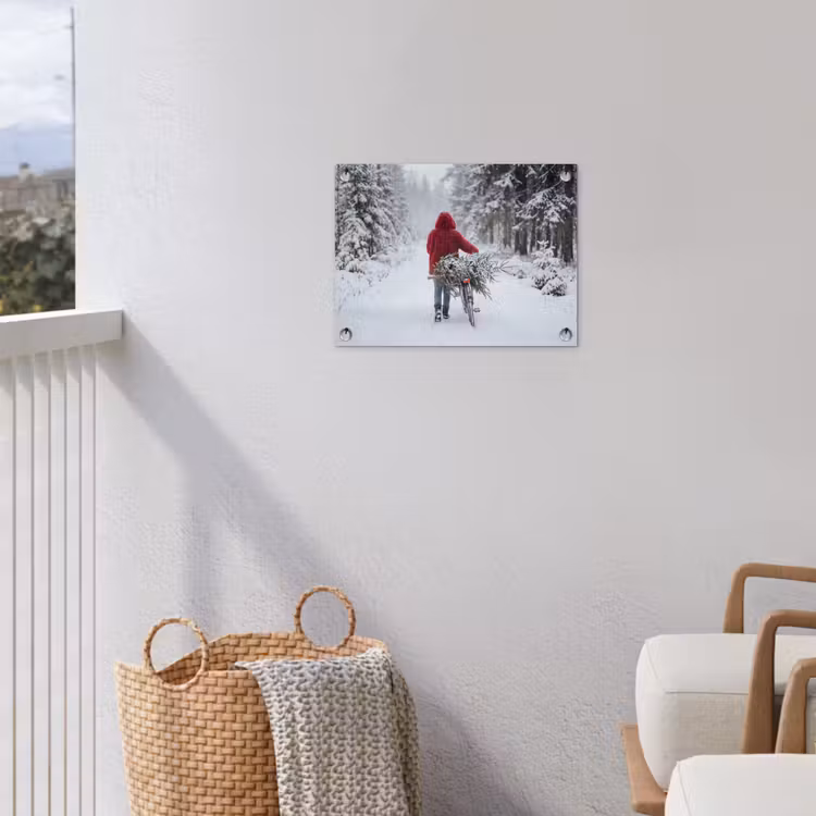 Tuinposter - Persoon - Boom - Winter — 3