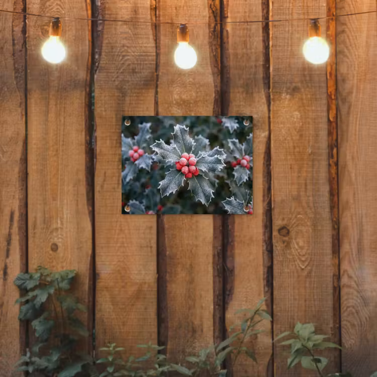 Tuinposter - Plant - Berijpte - Winter — 2