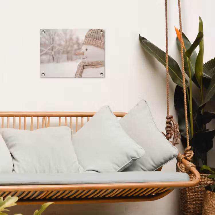 Tuinposter - Sneeuwpop - Winter - Sneeuw — 5