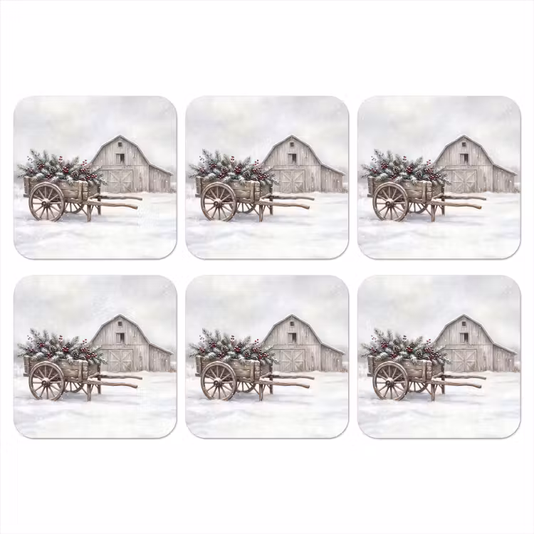 Onderzetter​ - Kar - Winter - Kerst
