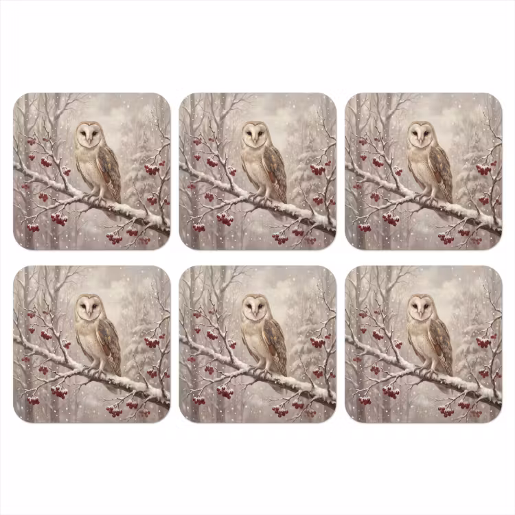 Onderzetter​ - Vogel - Winter - Natuur