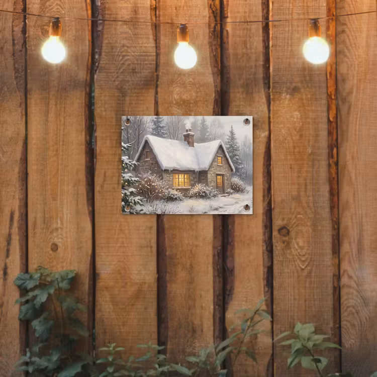 Tuinposter - Bos - Winter - Landschap — 2