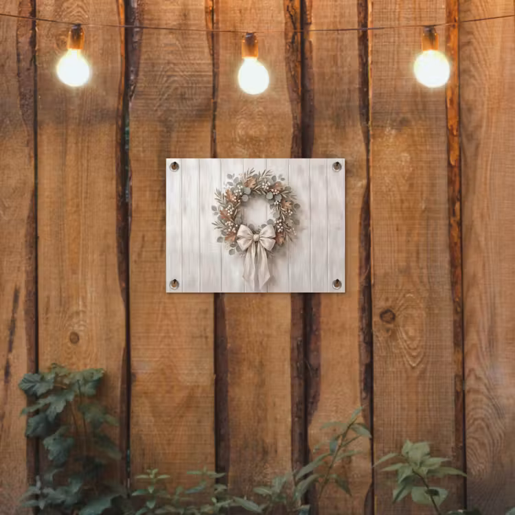 Tuinposter - Krans - Bladeren - Decoratie — 2