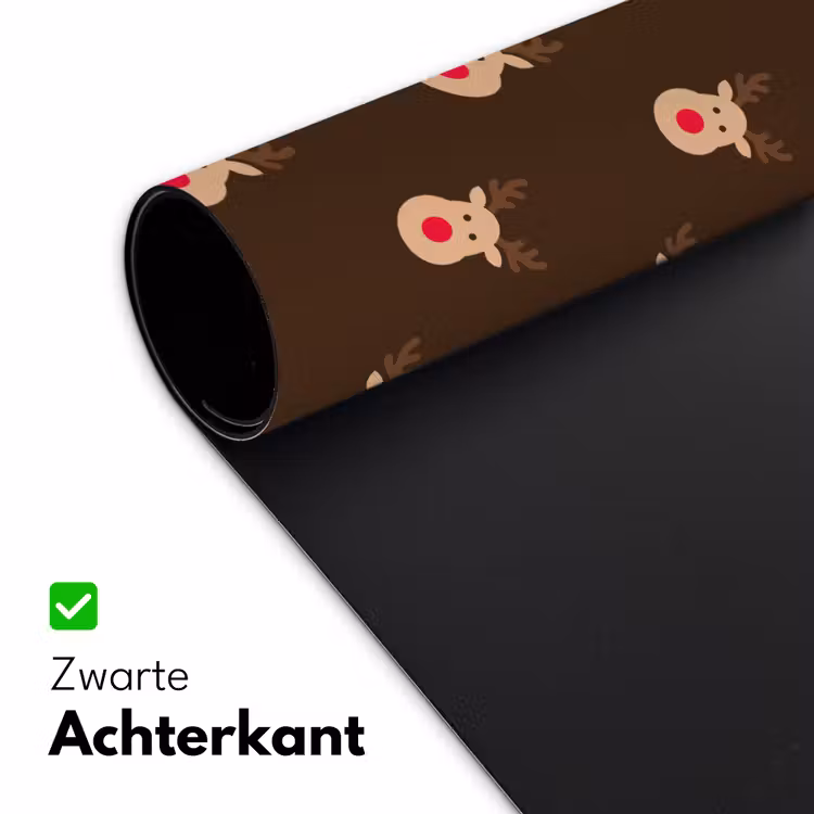 Bureau onderlegger - Rendieren - Kerst - Bruin — 5