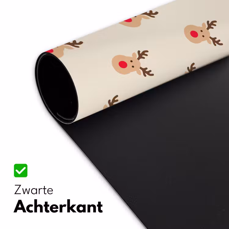 Bureau onderlegger - Rendieren - Kerst - Crème — 5