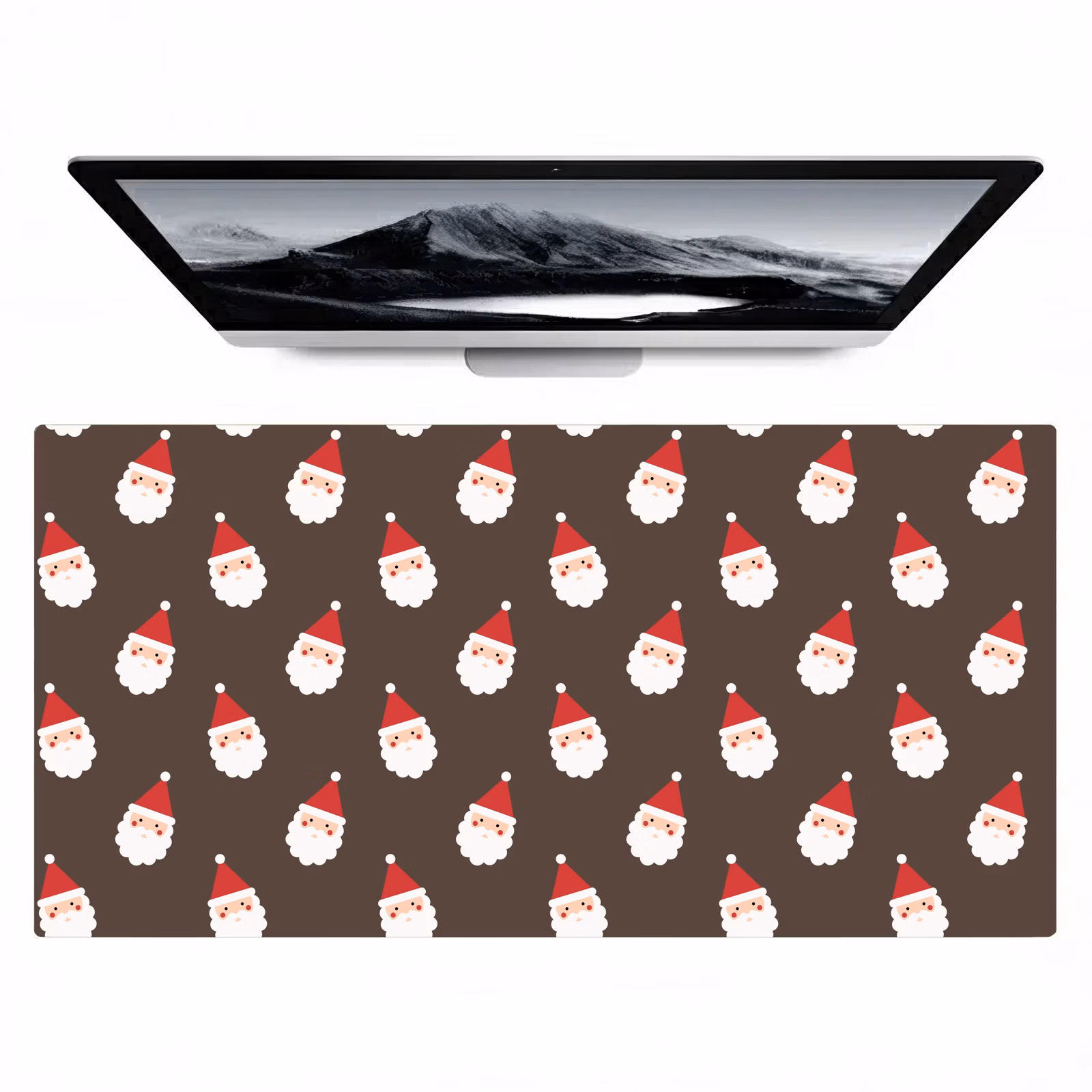 Bureau onderlegger - Kerstman - Kerst - Bruin — 1
