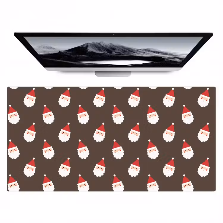 Bureau onderlegger - Kerstman - Kerst - Bruin — 1