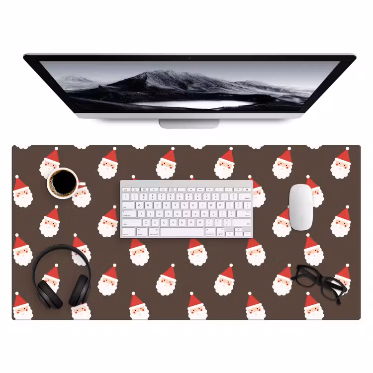 Bureau onderlegger - Kerstman - Kerst - Bruin — 4