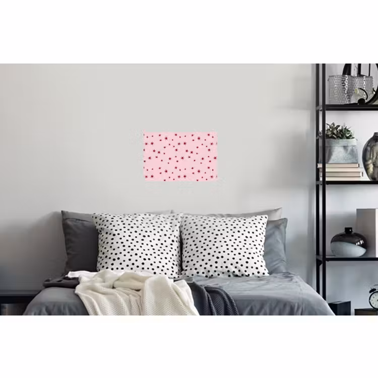 Muursticker - Ster - Roze - Rood — 5