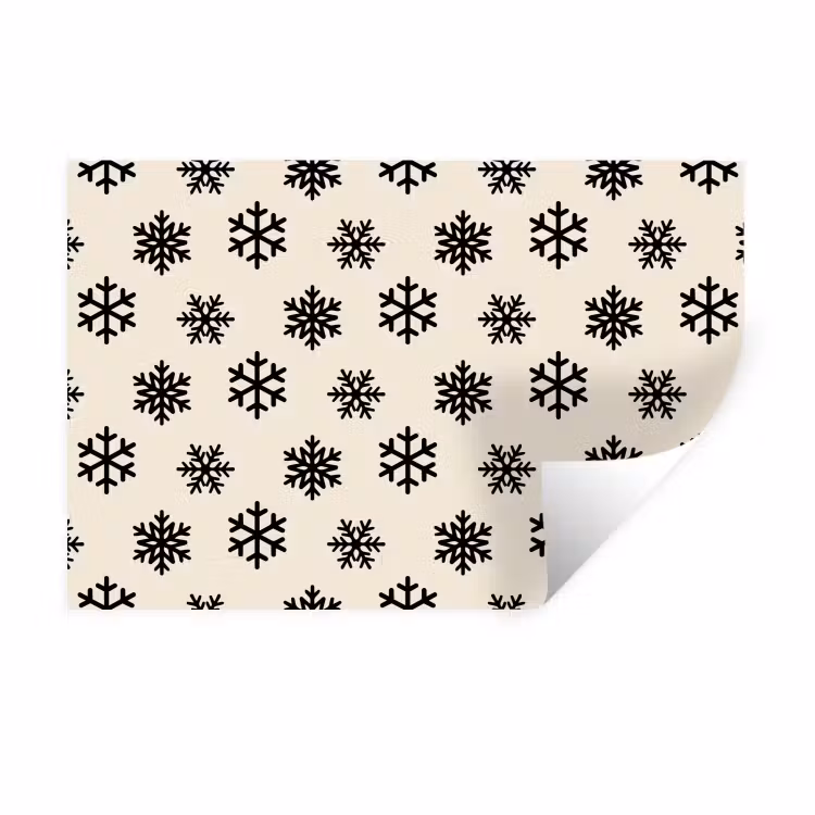 Muursticker - Sneeuwvlok - Crème - Wit — 1