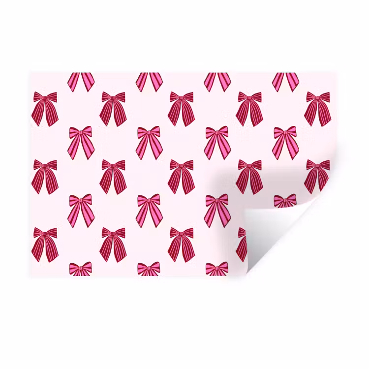 Muursticker - Strikken - Kerst - Roze — 1