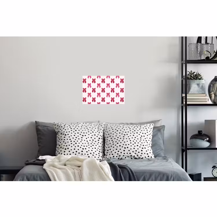 Muursticker - Strikken - Kerst - Roze — 5