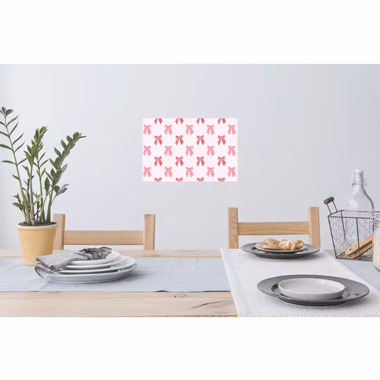 Muursticker - Strikken - Kerst - Roze - Rood — 3