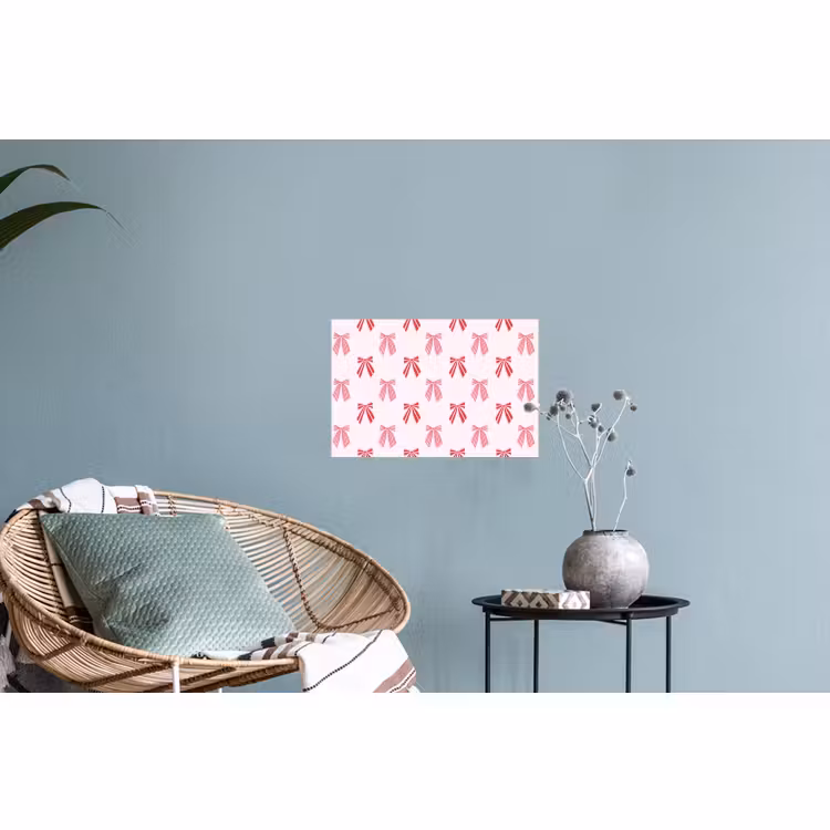 Muursticker - Strikken - Kerst - Roze - Rood — 4