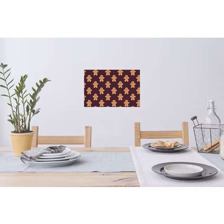 Muursticker - Peperkoek - Kerst - Burgundy — 3