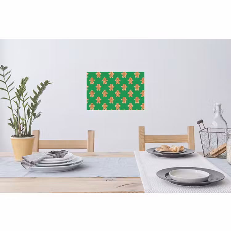 Muursticker - Peperkoek - Kerst - Neon - Groen — 3