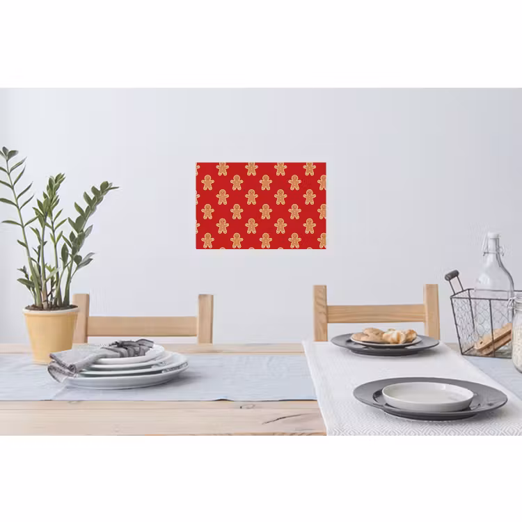 Muursticker - Peperkoek - Kerst - Rood — 3