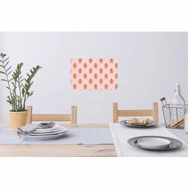 Muursticker - Peperkoek - Kerst - Roze — 3
