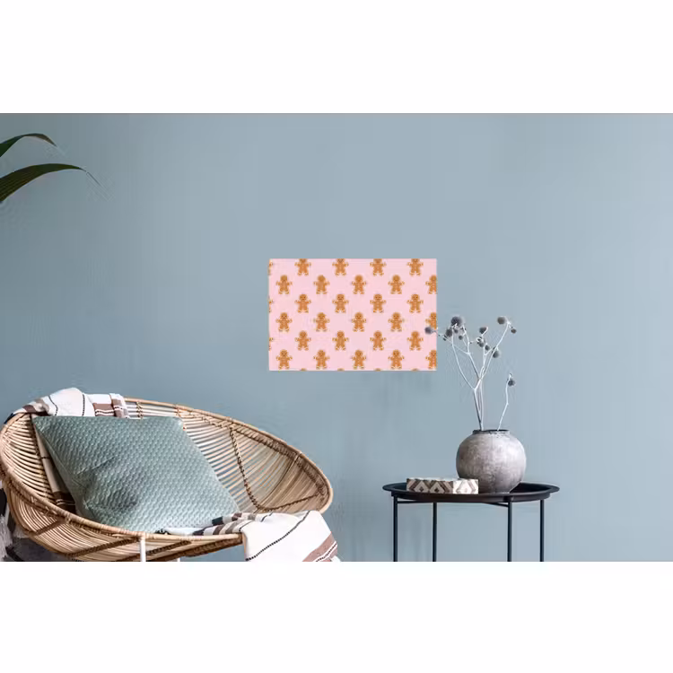 Muursticker - Peperkoek - Kerst - Roze — 4