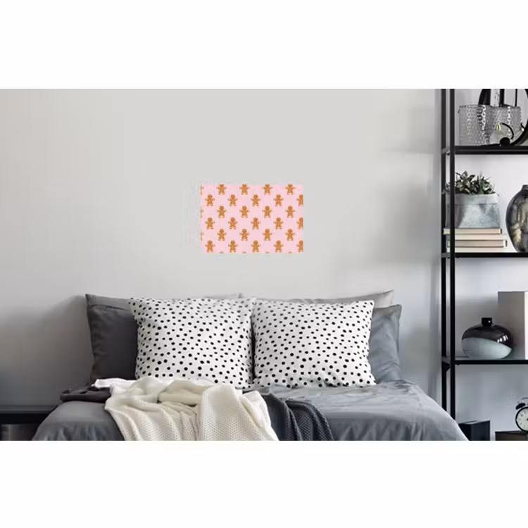 Muursticker - Peperkoek - Kerst - Roze — 5