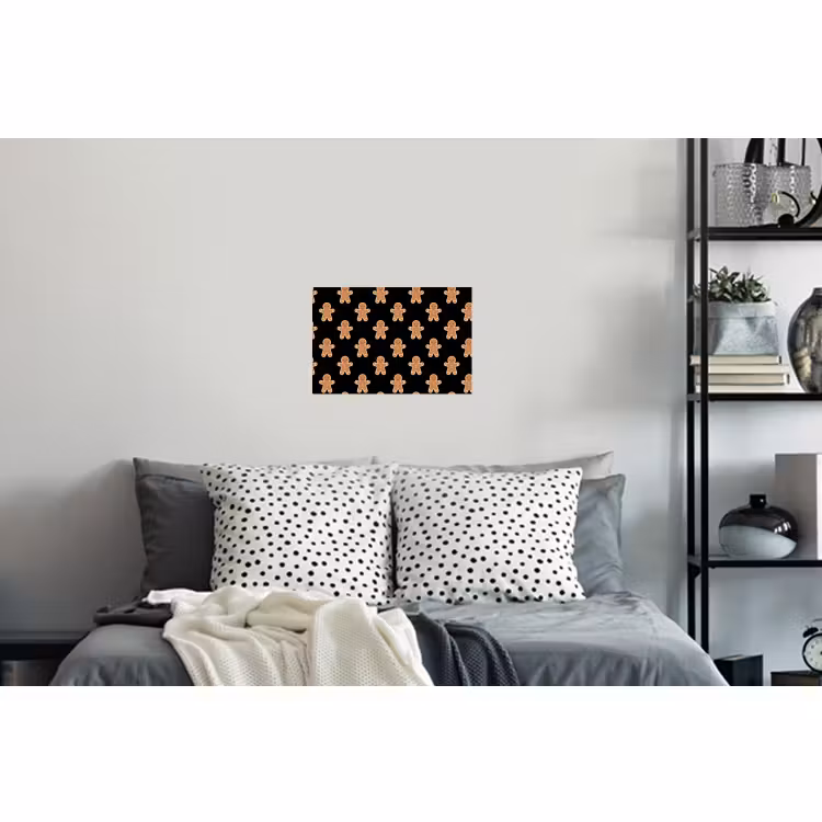 Muursticker - Peperkoek - Kerst - Zwart — 5