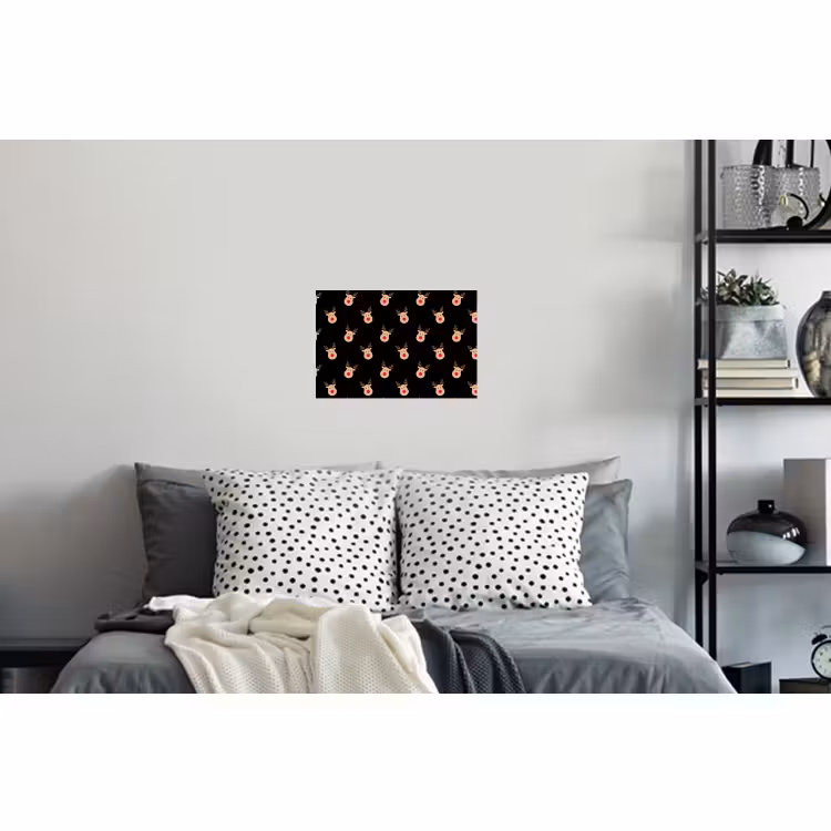 Muursticker - Rendieren - Kerst - Zwart — 5