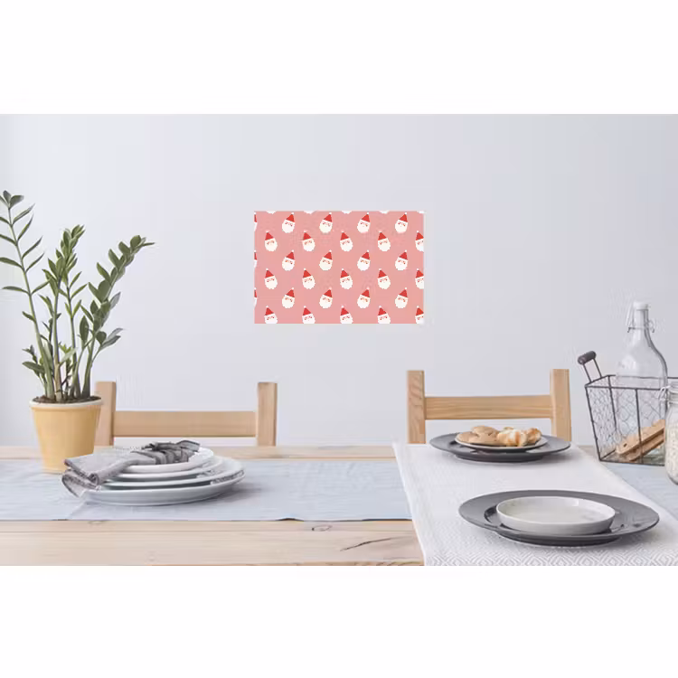 Muursticker - Kerst - Kerstman - Roze — 3