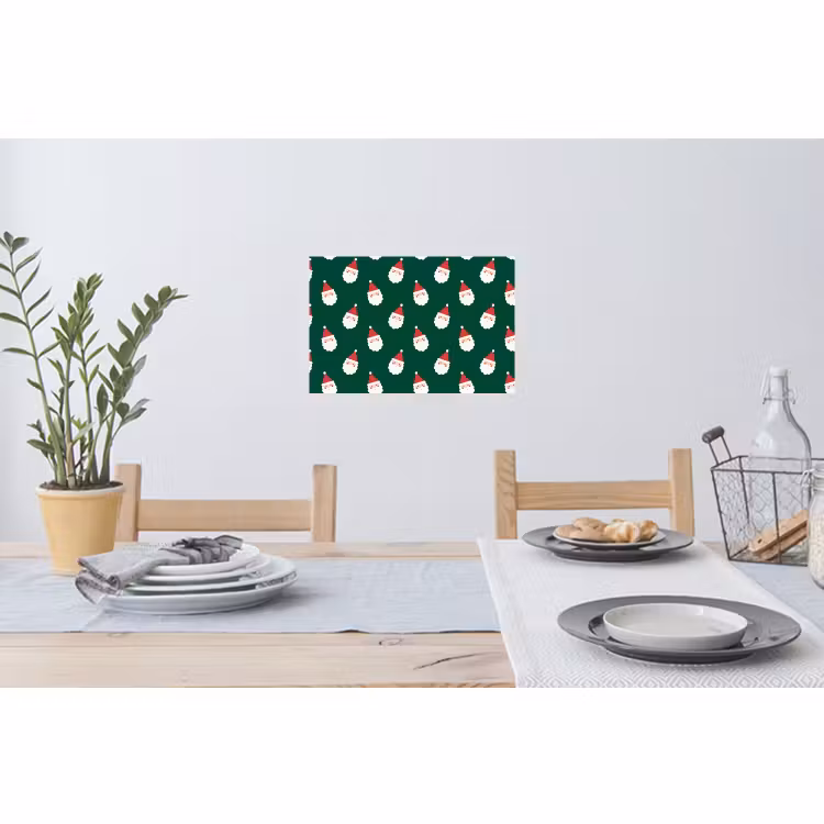 Muursticker - Kerstman - Kerst - Groen — 3
