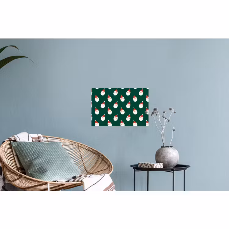 Muursticker - Kerstman - Kerst - Groen — 4