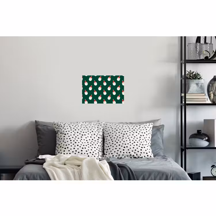 Muursticker - Kerstman - Kerst - Groen — 5