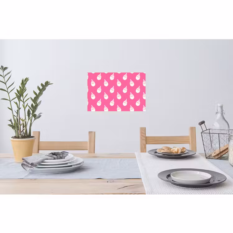 Muursticker - Kerstman - Kerst - Neon - Roze — 3