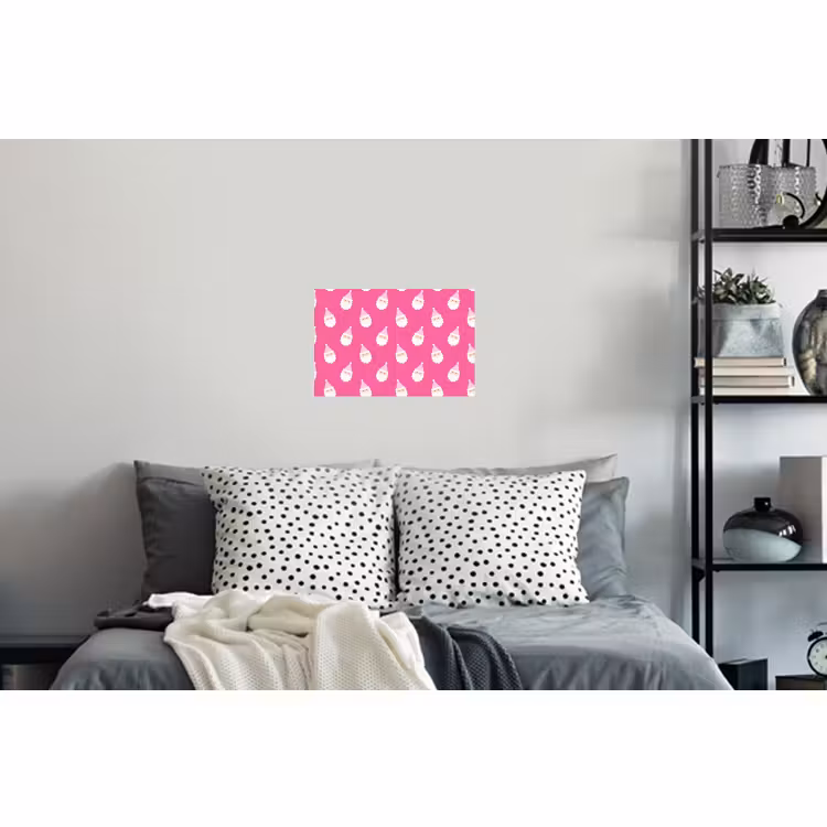 Muursticker - Kerstman - Kerst - Neon - Roze — 5
