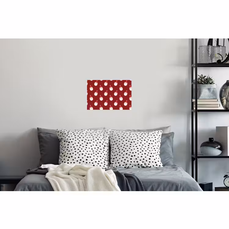 Muursticker - Kerstman - Kerst - Rood — 5