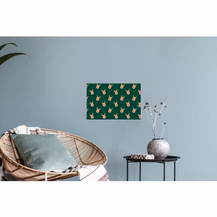 Muursticker - Rendieren - Kerst - Groen — 4