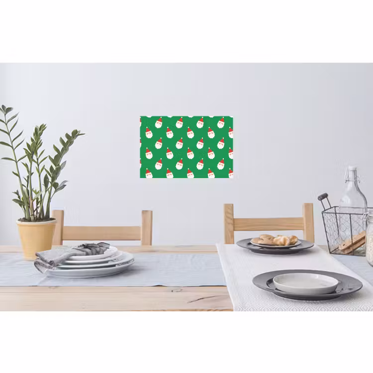 Muursticker - Kerstman - Kerst - Neon - Groen — 3