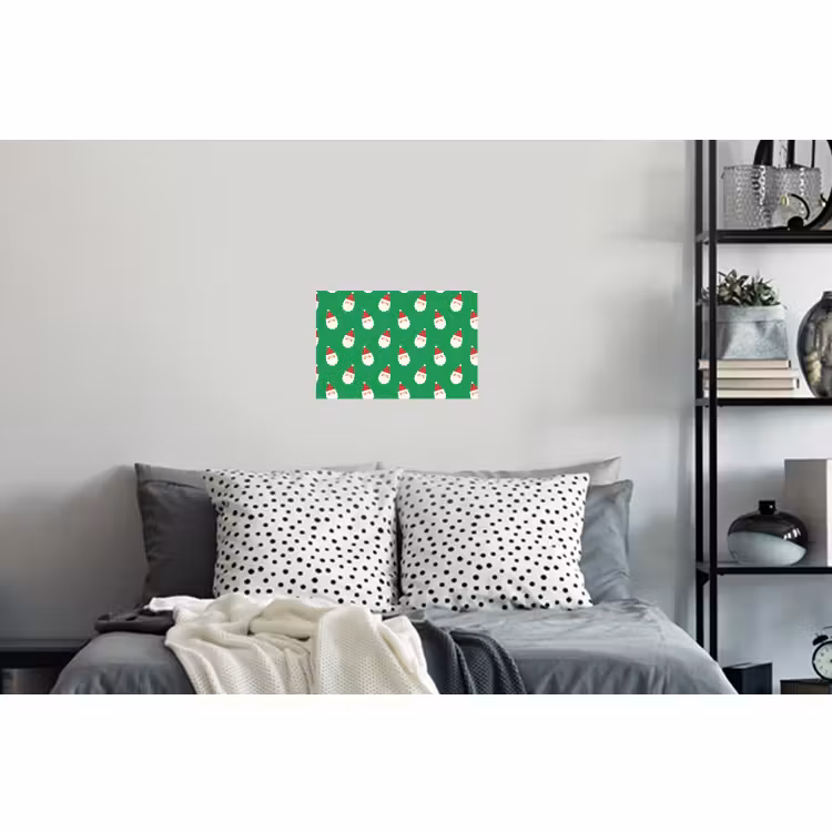 Muursticker - Kerstman - Kerst - Neon - Groen — 5