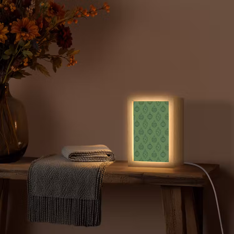 Gepersonaliseerde Lightbox - Kerstbal - Kerst - Groen — 3