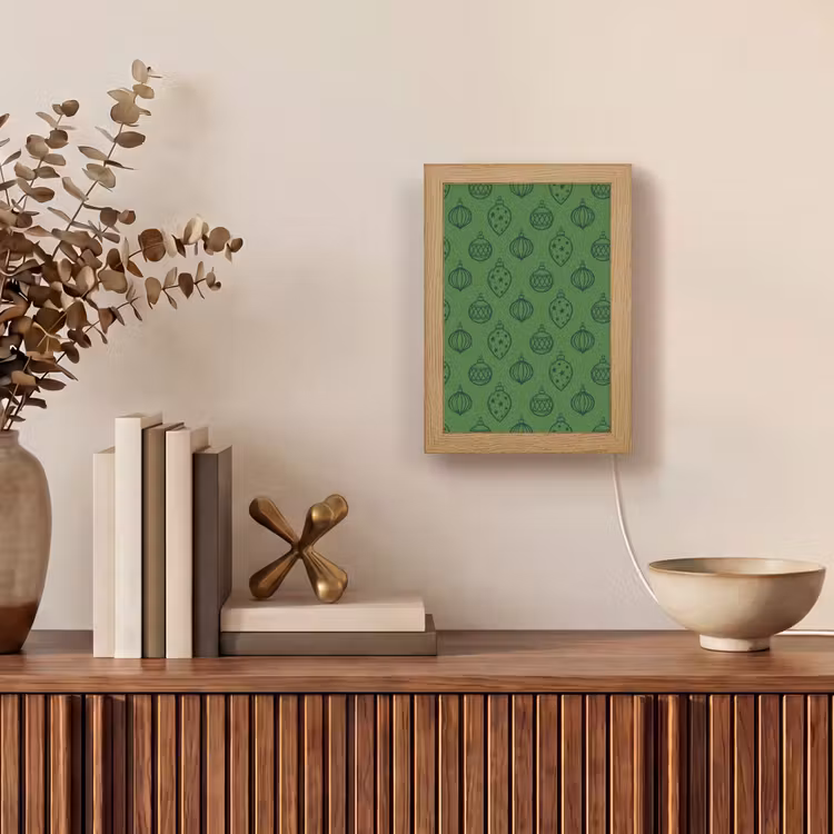 Gepersonaliseerde Lightbox - Kerstbal - Kerst - Groen — 4