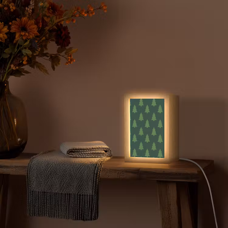 Gepersonaliseerde Lightbox - Kerstboom - Groen - Kerst — 3