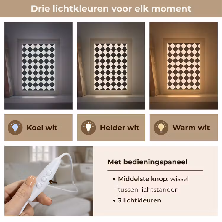 Gepersonaliseerde Lightbox - Ster - Zwart - Wit - Kerst — 6