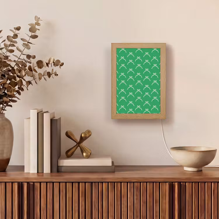 Gepersonaliseerde Lightbox - Strik - Kerst - Groen - Wit — 4