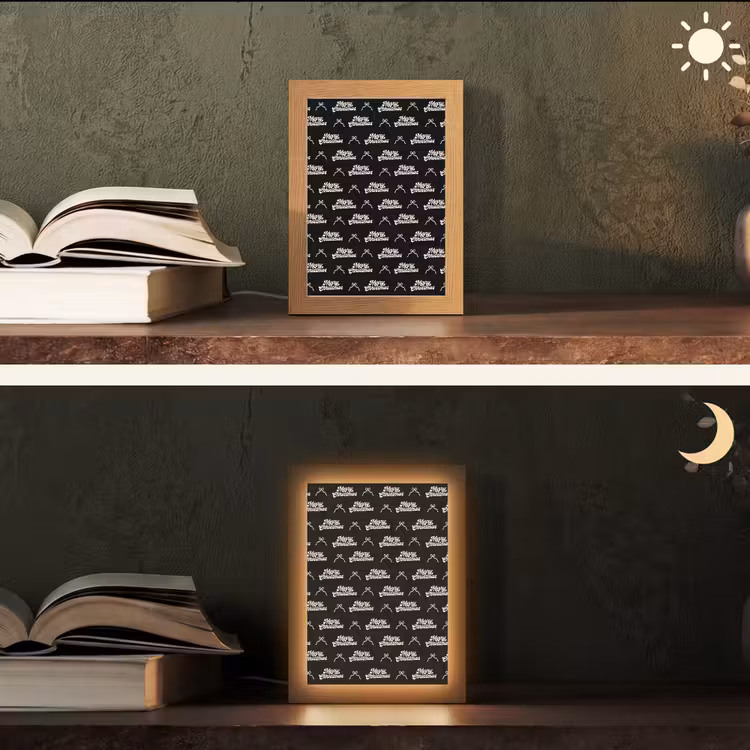 Gepersonaliseerde Lightbox - Tekst - Zwart - Wit - Strik — 5