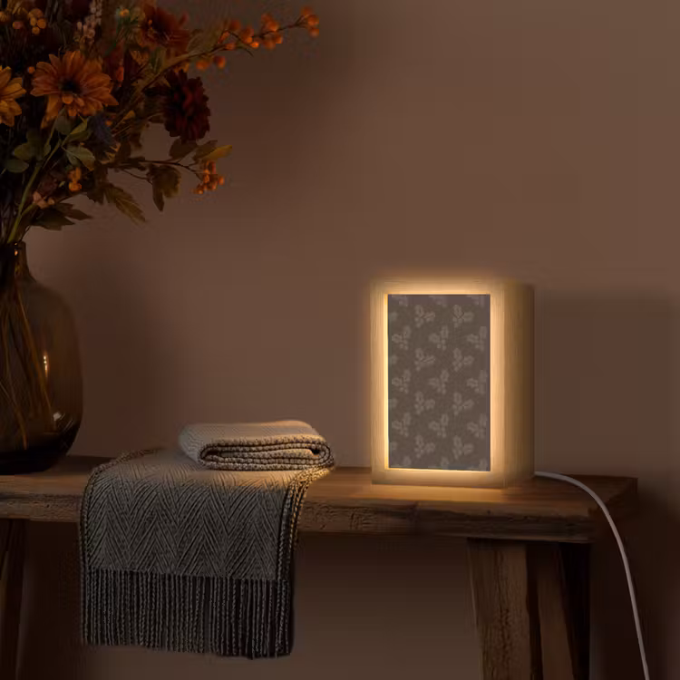 Gepersonaliseerde Lightbox - Kerst - Hulst - Bruin — 3