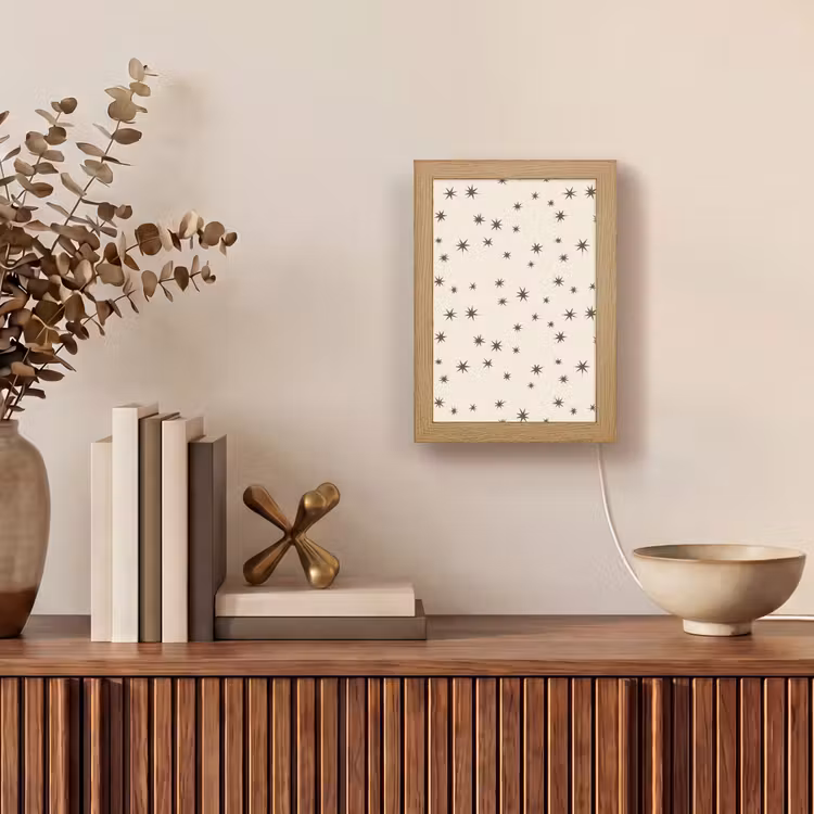 Gepersonaliseerde Lightbox - Kerst - Ster - Bruin — 4