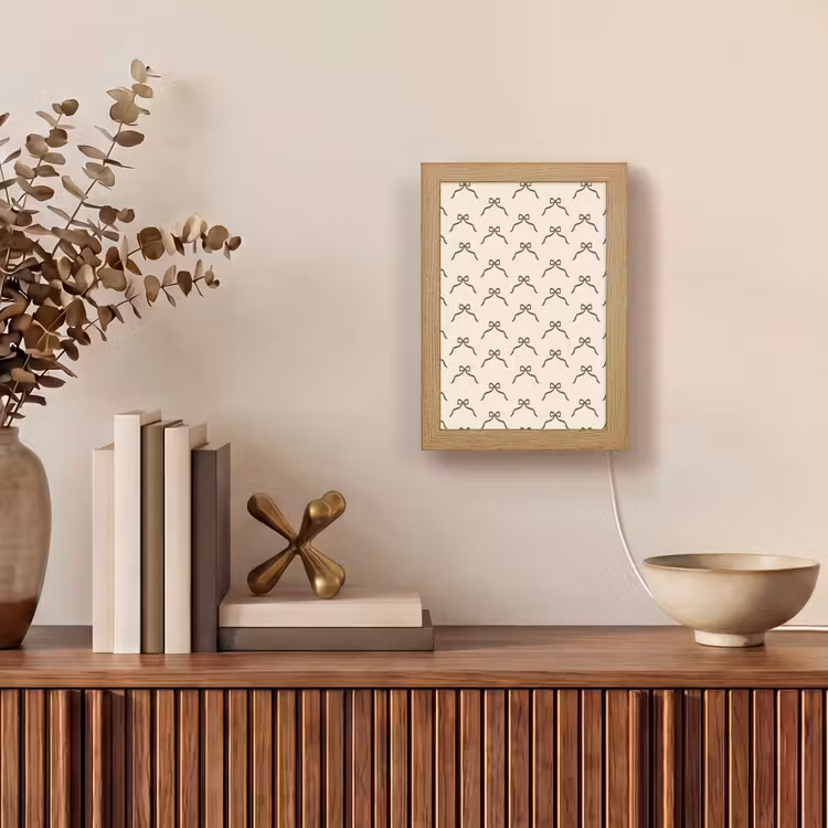 Gepersonaliseerde Lightbox - Kerst - Strik - Crème — 4